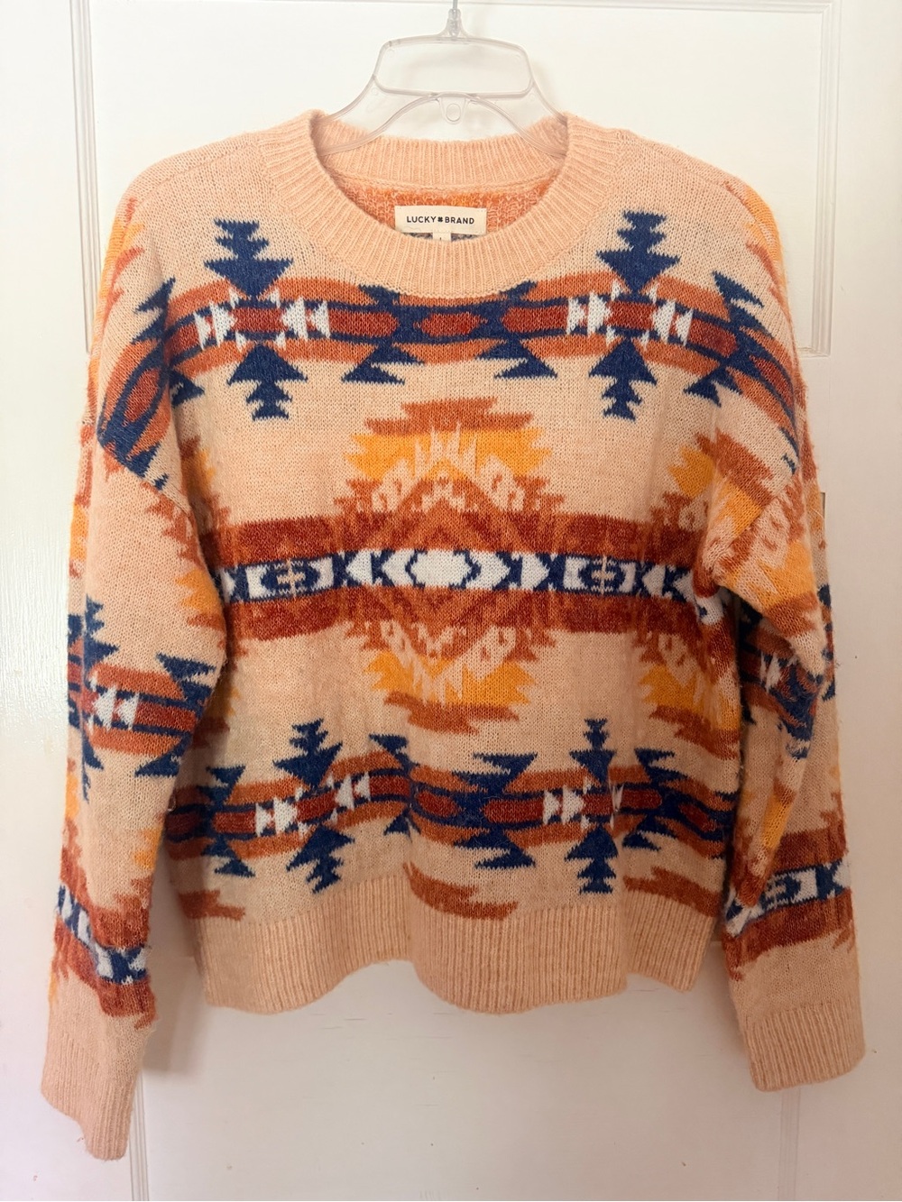 Lucky Brand Aztec Crewneck Sweater